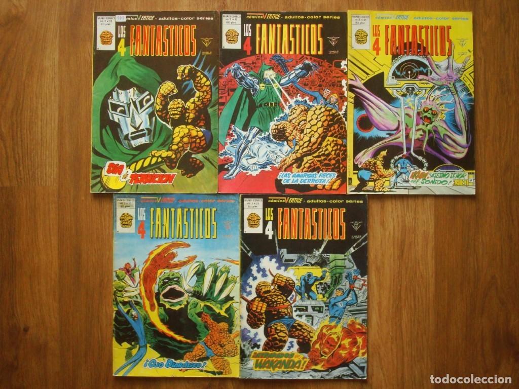C&oacute;mics: Los 4 Fant&aacute;sticos vol. 3 n&ordm; 29 al 33 (29, 30, 31, 32, 33) Mundi Comics Vertice en color COMPLETA
