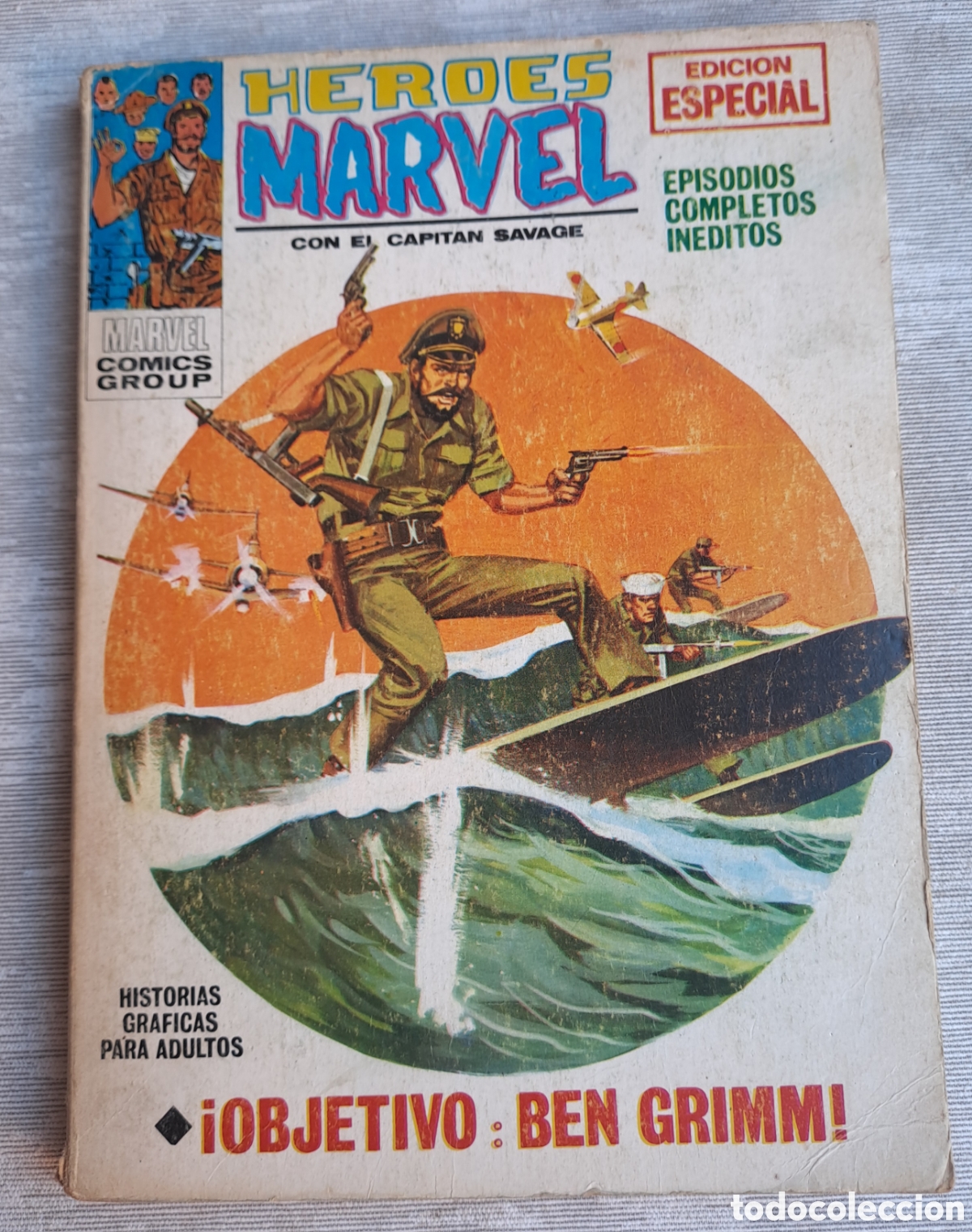 C&oacute;mics: Heroes Marvel 9,Objetivo: Ben Grimm, 1972, Vertice