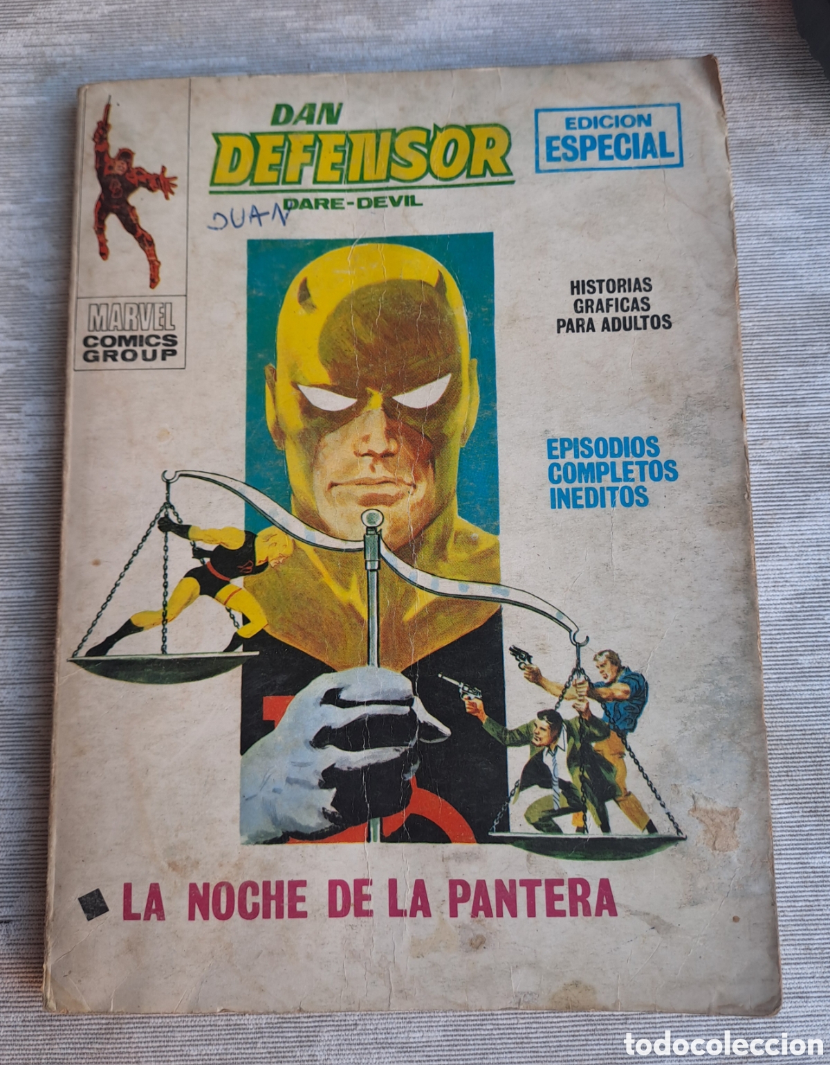 C&oacute;mics: DAN DEFENSOR - N&ordm; 21 - LA NOCHE DE LA PANTERA - MARVEL COMICS GROUP - COMIC
