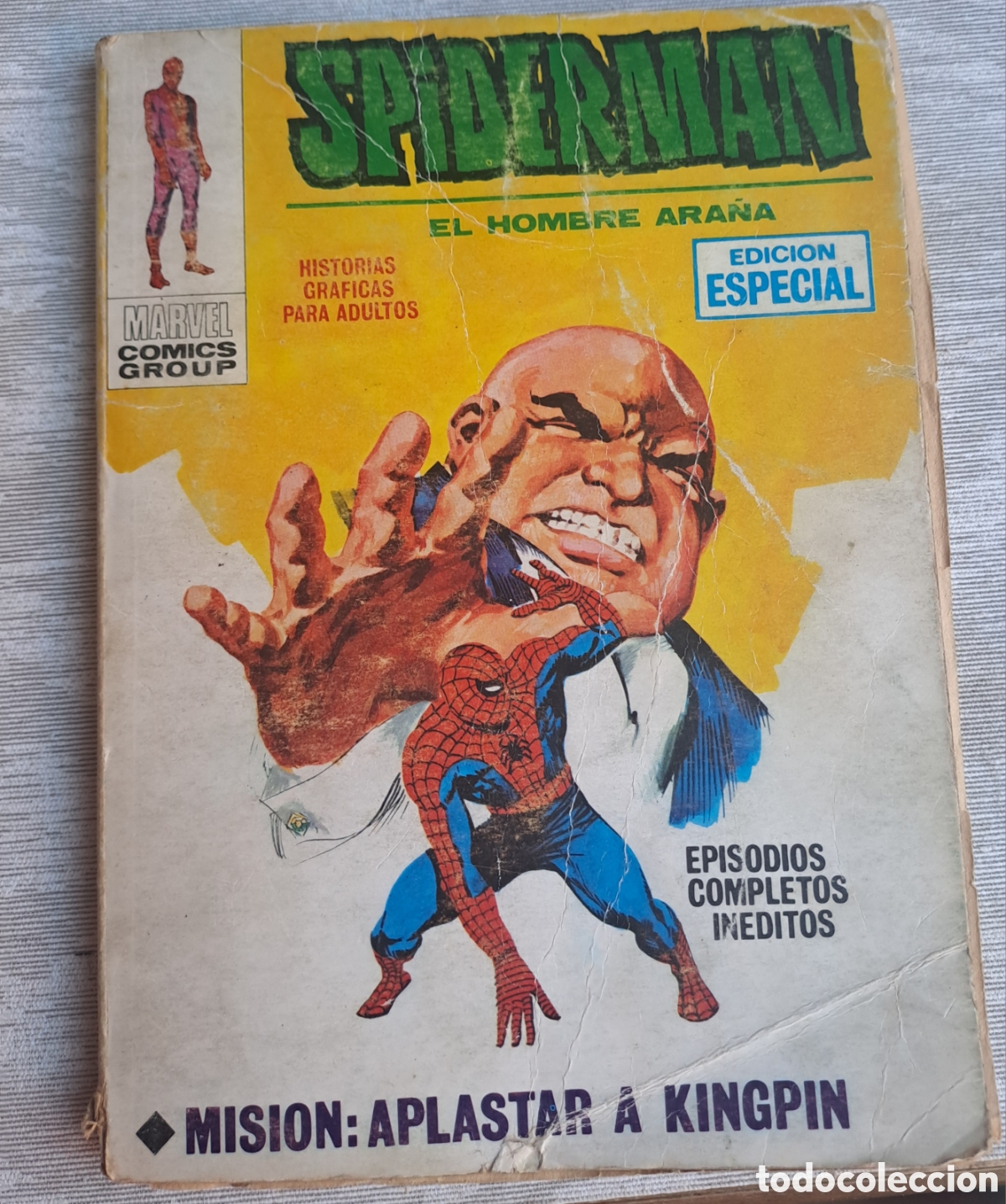 C&oacute;mics: Spiderman 28, Misi&oacute;n: aplastar a Kingpin, 1972, Vertice