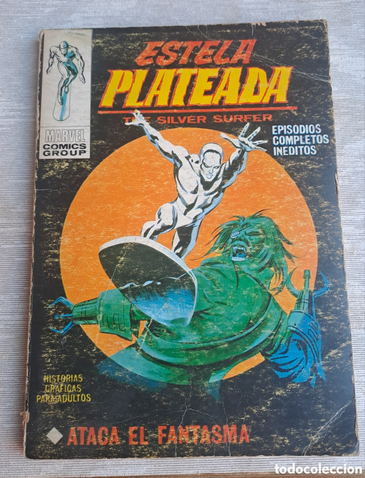 C&oacute;mics: ESTELA PLATEADA. VOLUMEN 1. N&Uacute;MERO 8. VERTICE 1972. ATACA EL FANTASMA