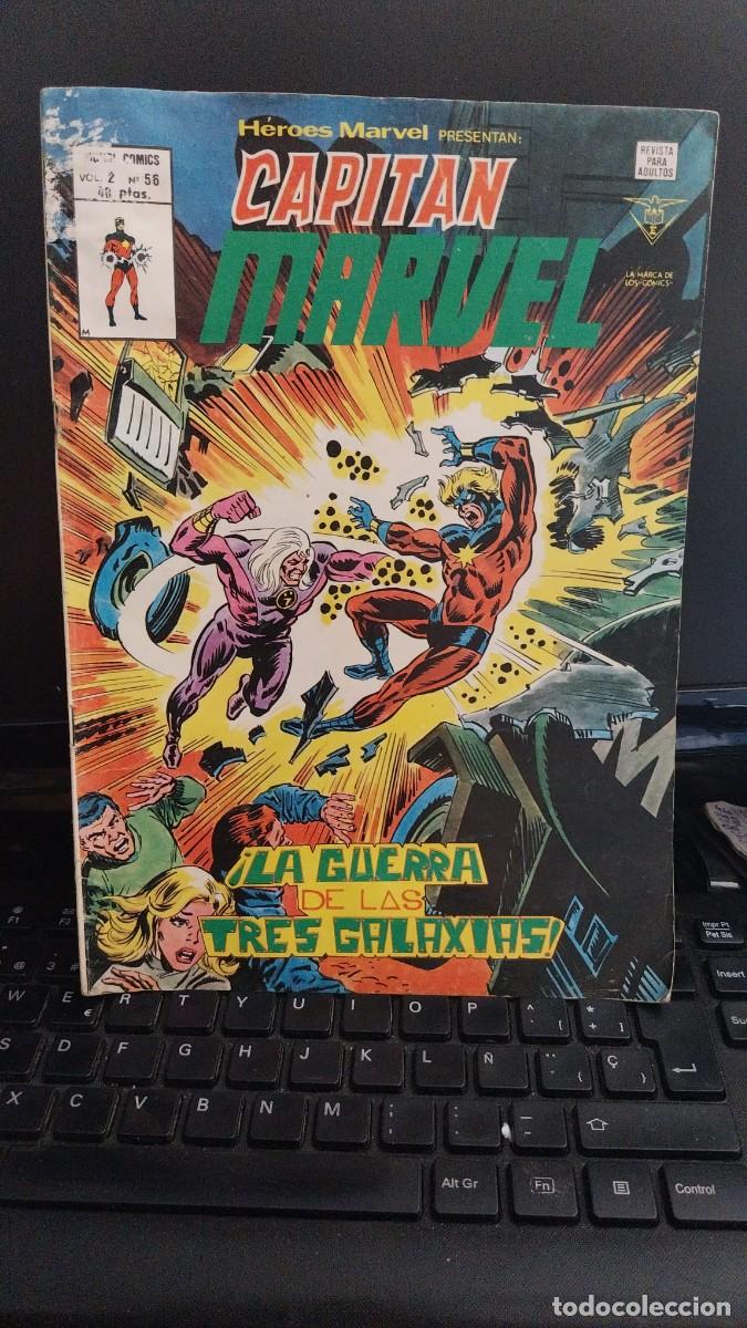 Comics: H&Eacute;ROES MARVEL vol.2 n&ordm; 56 CAPITAN MARVEL VERTICE BUEN ESTADO arx198