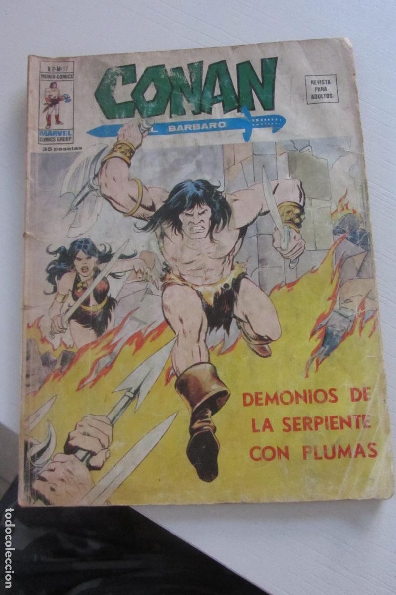 C&oacute;mics: CONAN N&ordm; 17 VOL. 2 - DEMONIOS DE LA SERPIENTE CON PLUMAS VERTICE ARX195