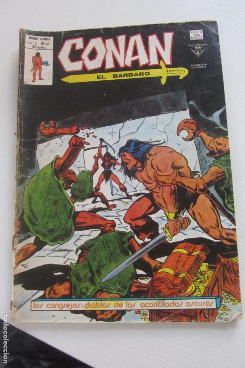 C&oacute;mics: CONAN EL B&Aacute;RBARO VOL. 2 N&ordm; 32 VERTICE ARX198 - Foto 1