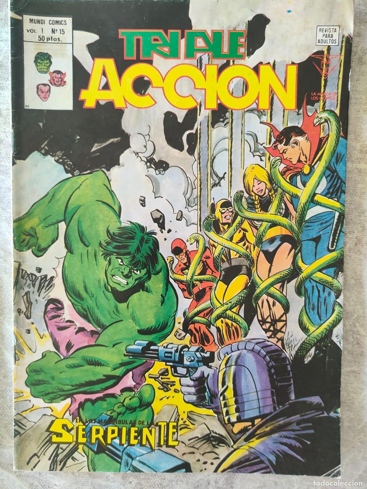 C&oacute;mics: TRIPLE ACCION VOL 1 NUMERO 15 - Foto 1