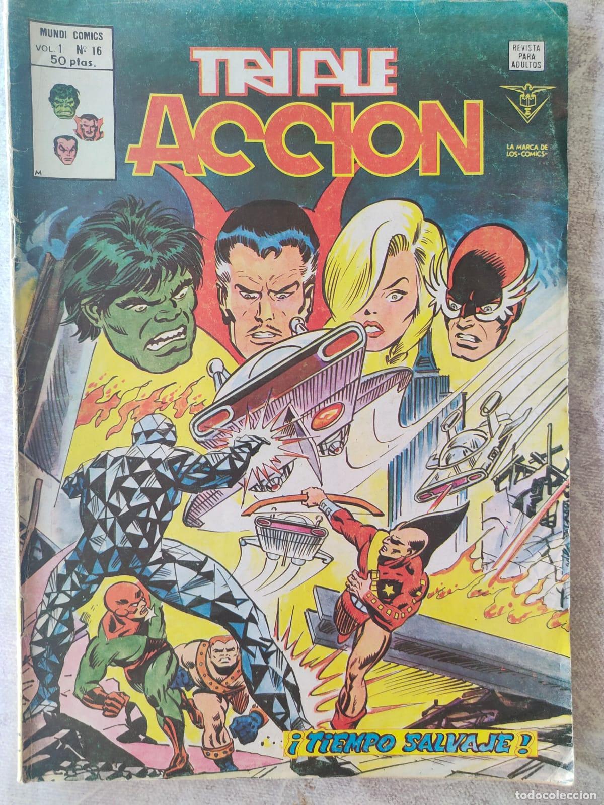 C&oacute;mics: TRIPLE ACCION VOL 1 NUMERO 16 - Foto 1