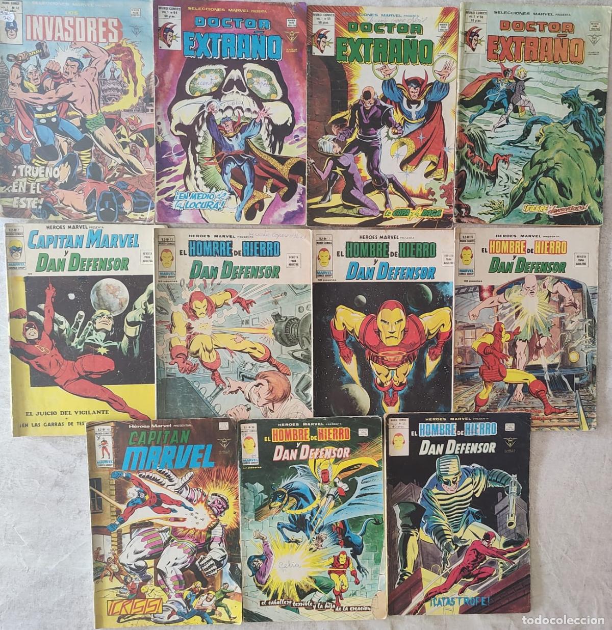 C&oacute;mics: SELECCIONES MARVEL PRESENTA NUMEROS VOL 1 43,54,55,56 VOL 2 9,13,17,26,49,52,55
