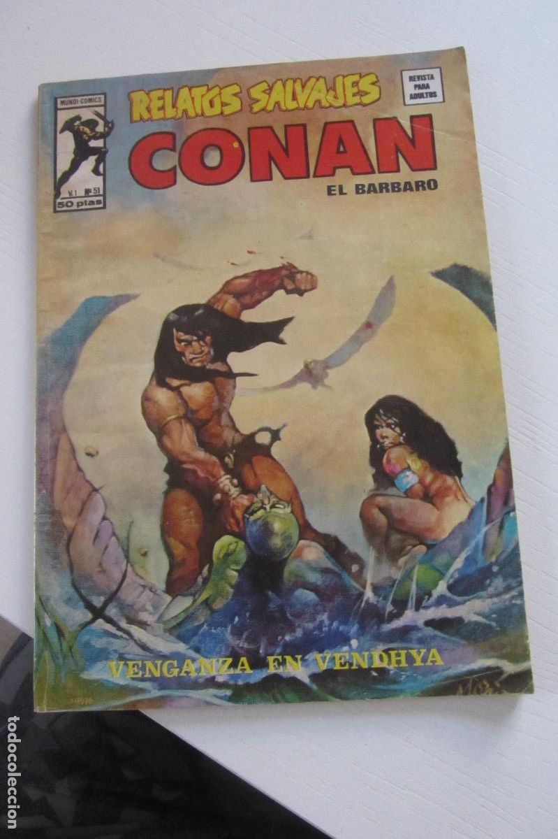 C&oacute;mics: RELATOS SALVAJES CONAN EL BARBARO V.1 N&ordm; 51 - VERTICE ARX207