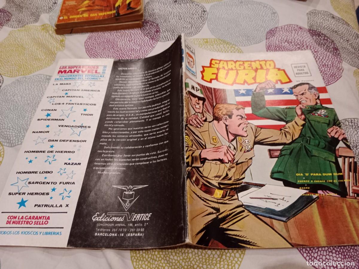 Comics: SARGENTO FURIA VOL2 N&ordm; 3. D&Iacute;A D PARA DUM DUM - EDICIONES VERTICE 1973