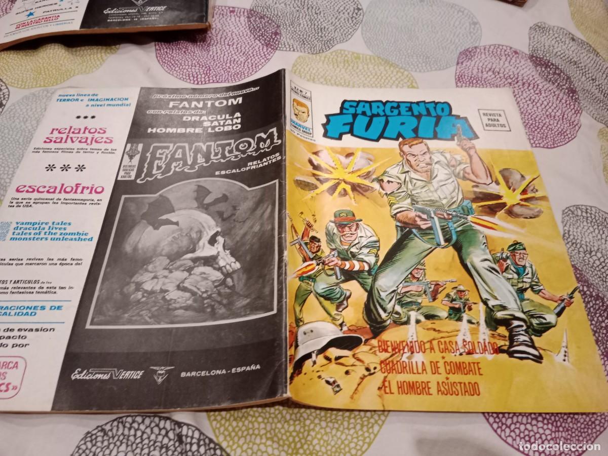 Comics: SARGENTO FURIA VOL2 N&ordm; 7 BIENVENIDIO A CASA SOLDADO - EDICIONES VERTICE 1973