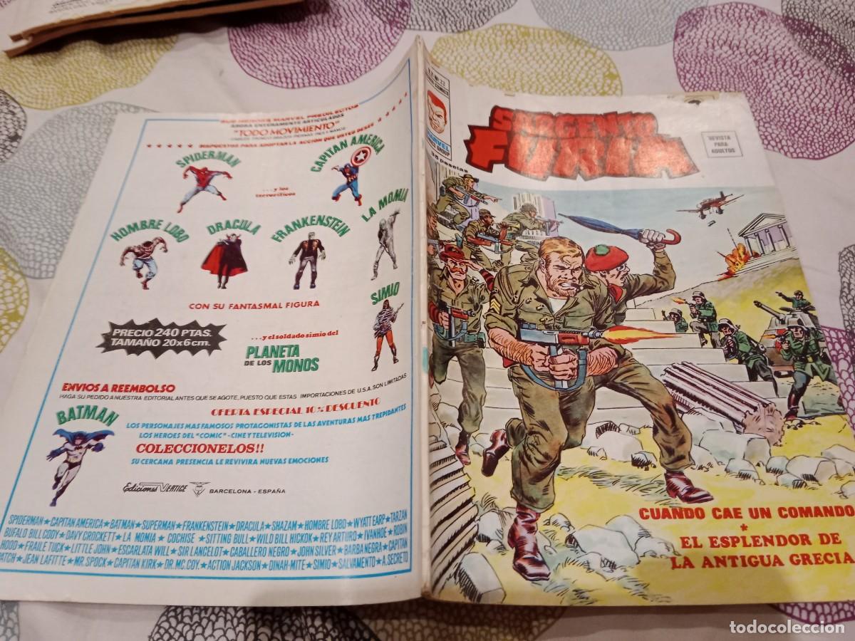 Comics: SARGENTO FURIA VOL2 N&ordm;22 CUANDO CAE UN COMANDO - EDICIONES VERTICE 1974
