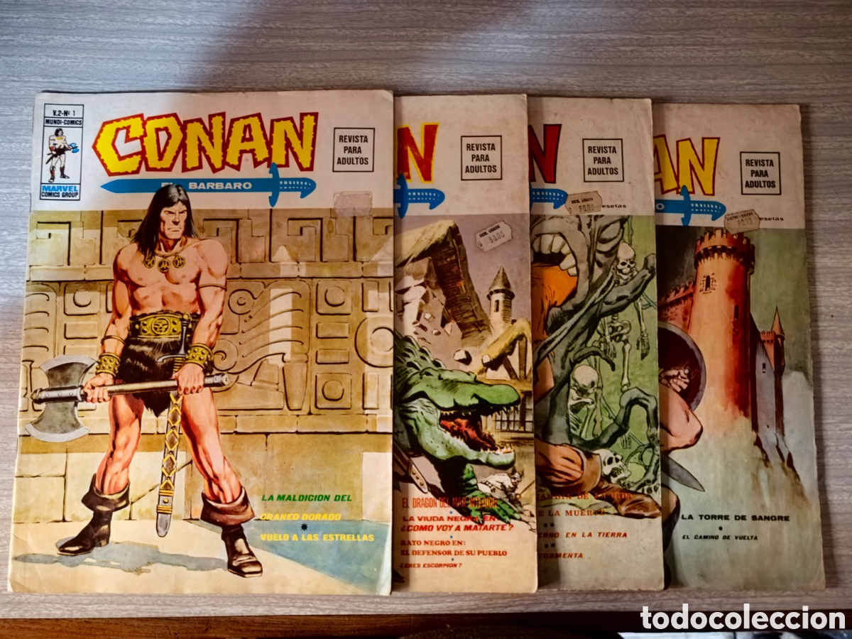 C&oacute;mics: Conan V&eacute;rtice vol. 2 N&deg;1, 2, 3,4 - Foto 1