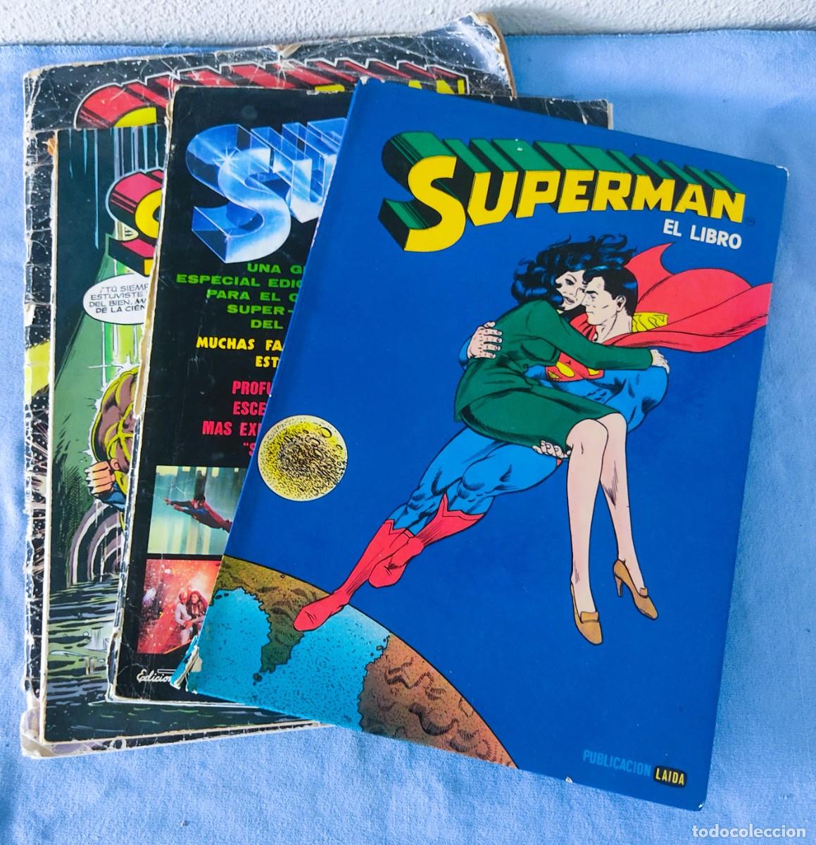 C&oacute;mics: 4 EJEMPLARES DE COMICS DE SUPERMAN EDICIONES VERTICE LAIDA ETC