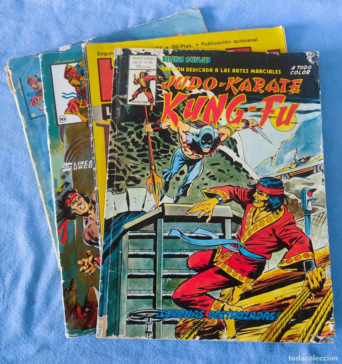 C&oacute;mics: 4 COMICS RELATOS SALVAJES KUNG FU MUNDI COMICS LINEA SURCO
