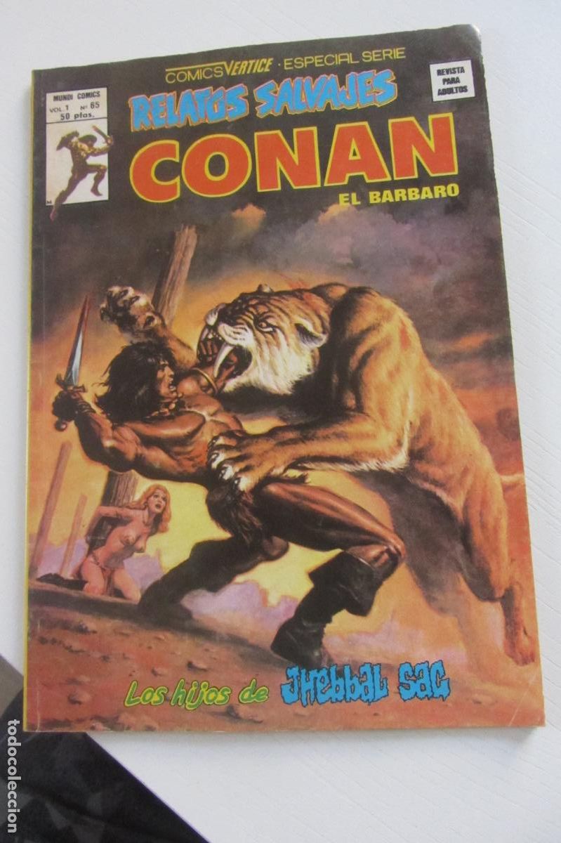 C&oacute;mics: RELATOS SALVAJES CONAN. VOL.1 N&ordm; 65. MUNDI COMICS VERTICE ARX215
