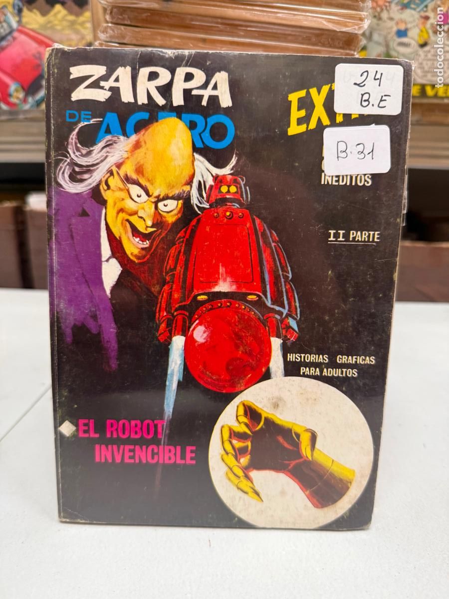 C&oacute;mics: ZARPA DE ACERO EDITORIAL VERTICE NUMERO 24 - Foto 1