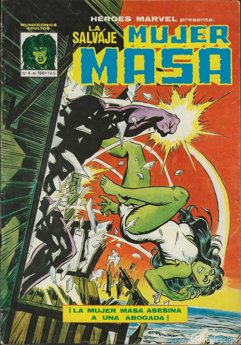 C&oacute;mics: HEROES MARVEL -- N&ordm; 4 LA SALVAJE MUJER MASA