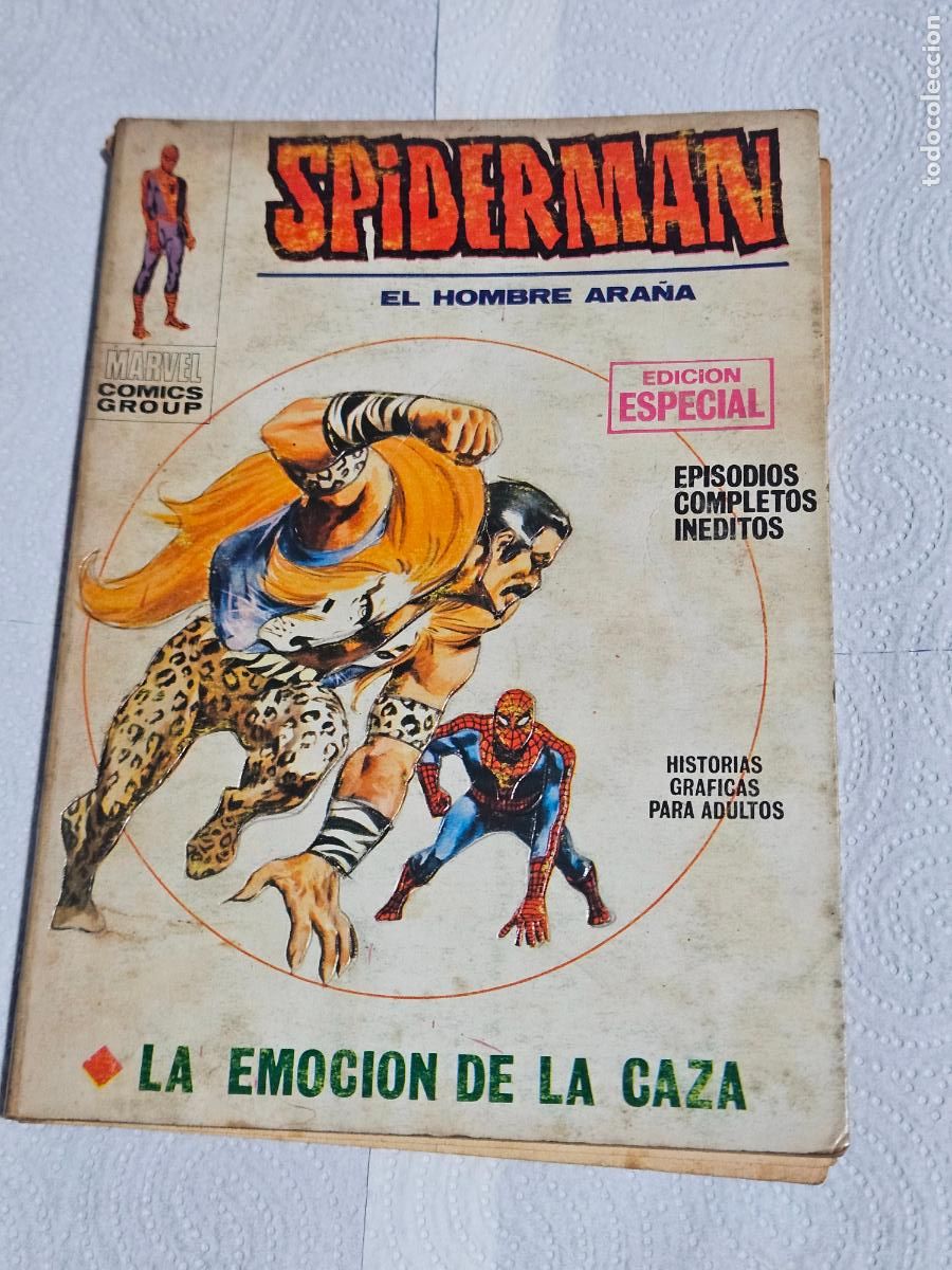C&oacute;mics: SPIDERMAN EL HOMBRE ARA&Ntilde;A - N&ordm; 13 - LA EMOCION DE LA CAZA - VERTICE - V.1 - TACO - LEER DESCRIPCION