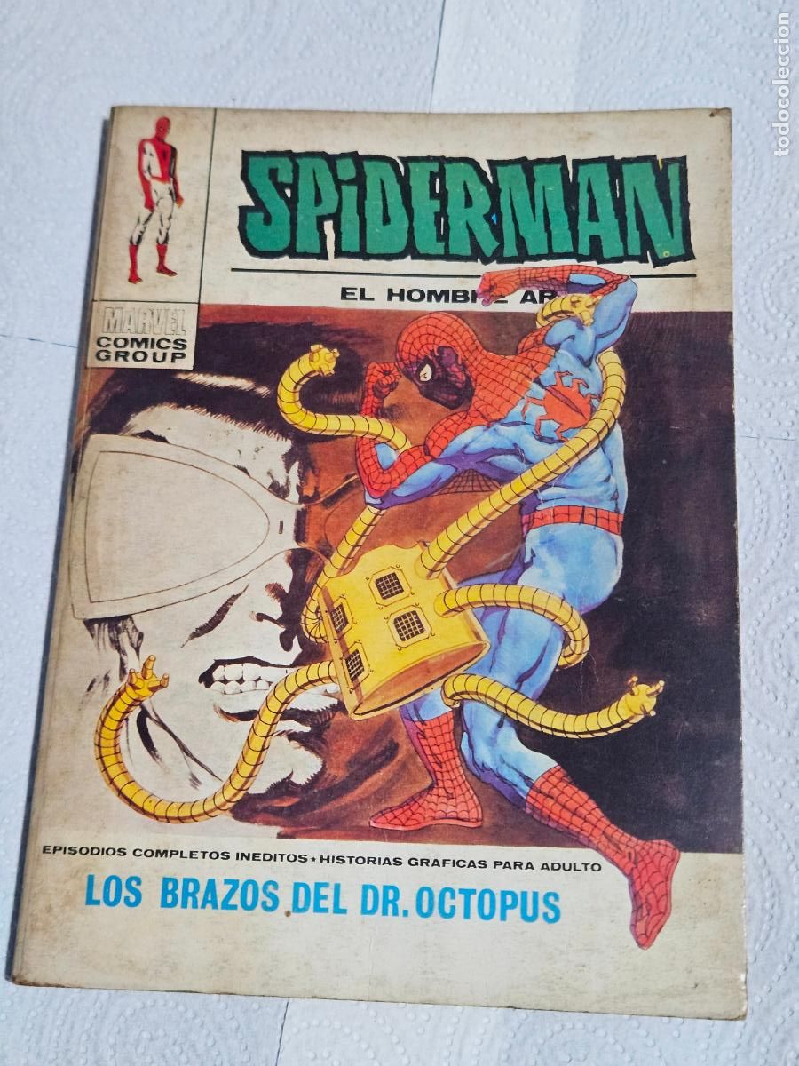 C&oacute;mics: SPIDERMAN EL HOMBRE ARA&Ntilde;A - N&ordm; 38 - LOS BRAZOS DEL DR, OCTOPUS - VERTICE - V.1 - TACO - LEER DENTRO