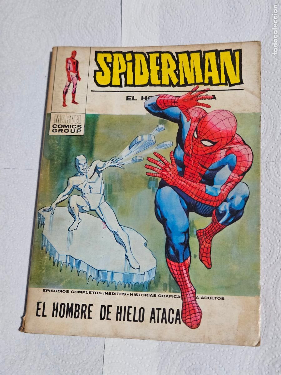 C&oacute;mics: SPIDERMAN EL HOMBRE ARA&Ntilde;A - N&ordm; 40 - EL HOMBRE DE HIELO ATACA - VERTICE - V.1 - TACO - LEER DENTRO