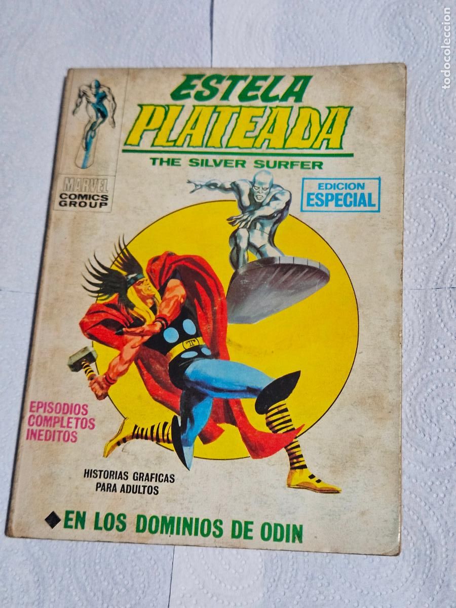 C&oacute;mics: ESTELA PLATEADA - N&ordm; 4 - EN LOS DOMINIOS DE ODIN - VERTICE - V.1 - TACO - LEER DENTRO