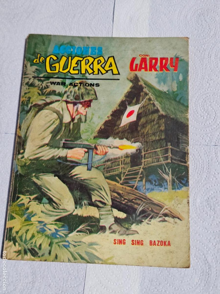 C&oacute;mics: TEBEO ACCIONES DE GUERRA CON GARRY N&ordm; 21 SINH SING BAZOKA VERTICE 128 HOJAS