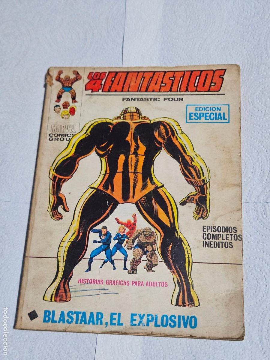 C&oacute;mics: LOS 4 FANTASTICOS, EDITORIAL VERTICE, V.1 N. 31, BLASTAAR EL EXPLOSIVO