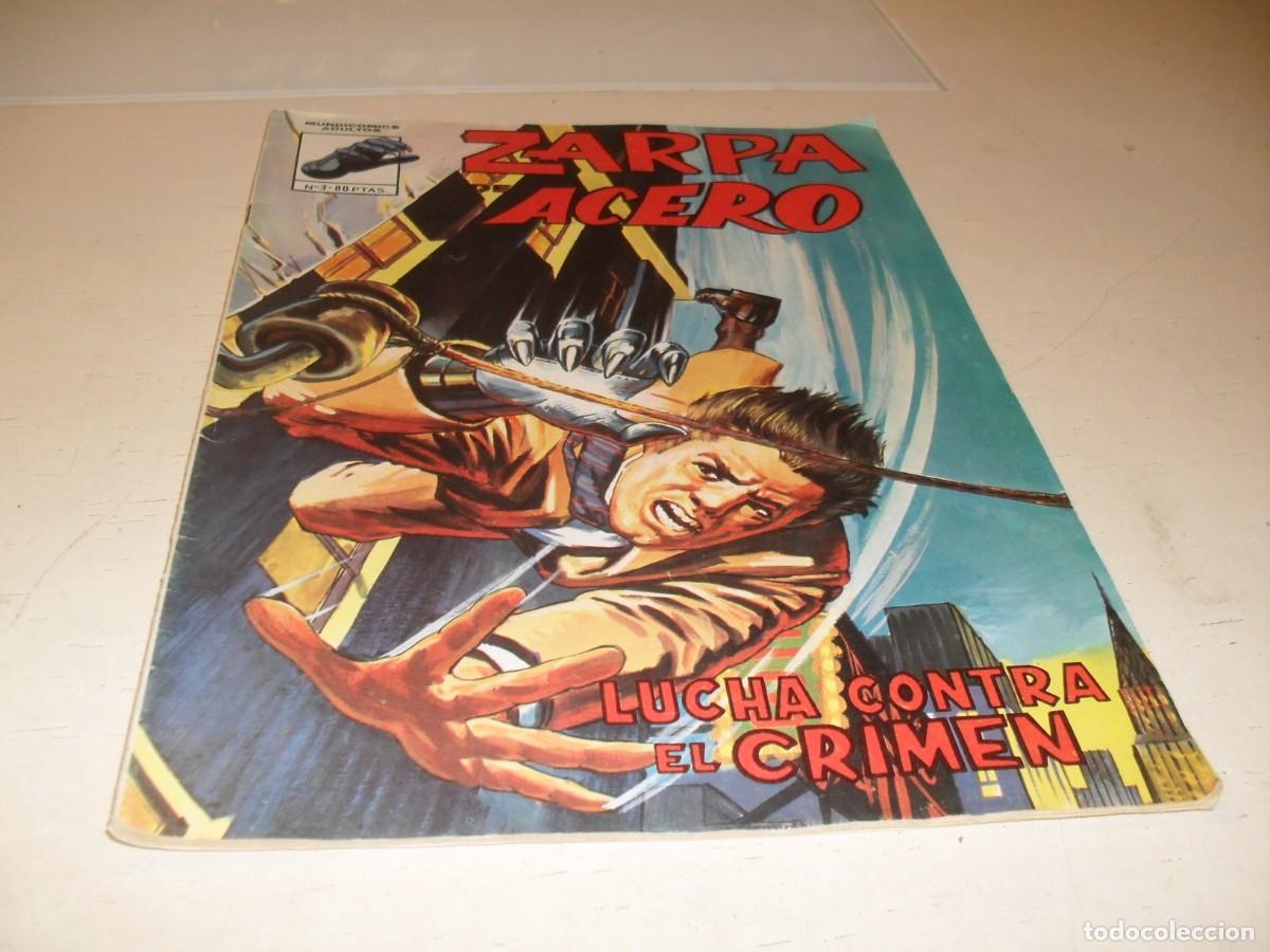 C&oacute;mics: ZARPA DE ACERO N&ordm; 3,DE 6,EN COLOR,LUCHA CONTRA EL CRIMEN.VERTICE,1981