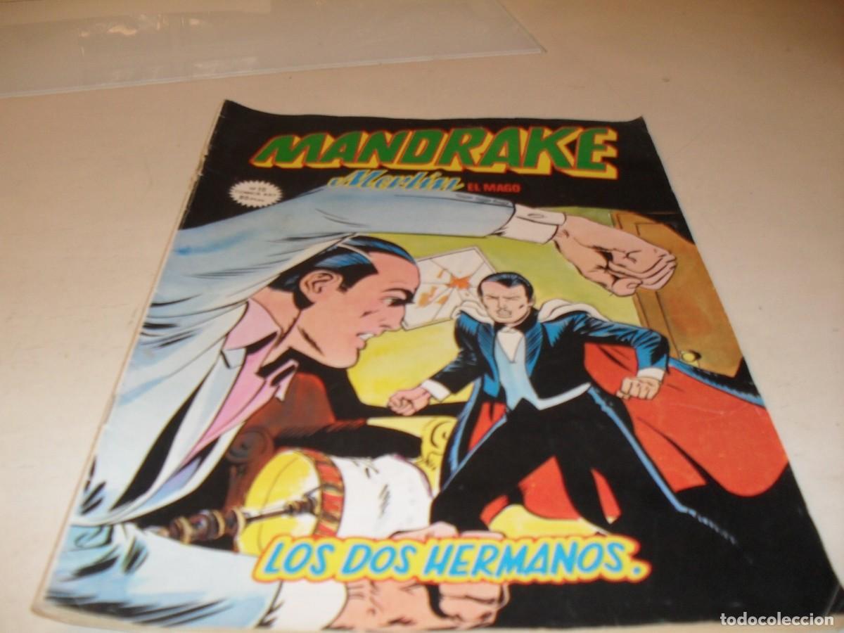 C&oacute;mics: MANDRAKE,MERLIN EL MAGO,N&ordm; 10,DE 17,LOS DOS HERMANOS,VERTICE,1980.EN COLOR