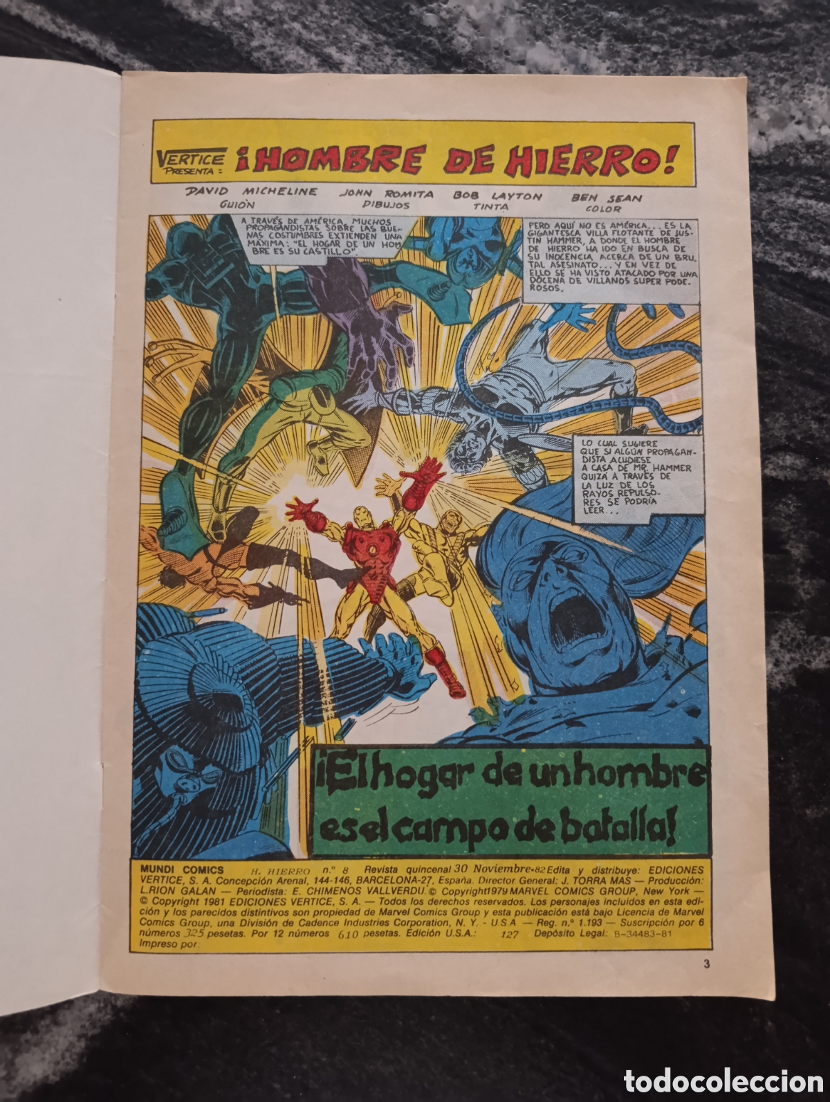 C&oacute;mics: EL HOMBRE DE HIERRO Edit Suco y V&eacute;rtice - Foto 5