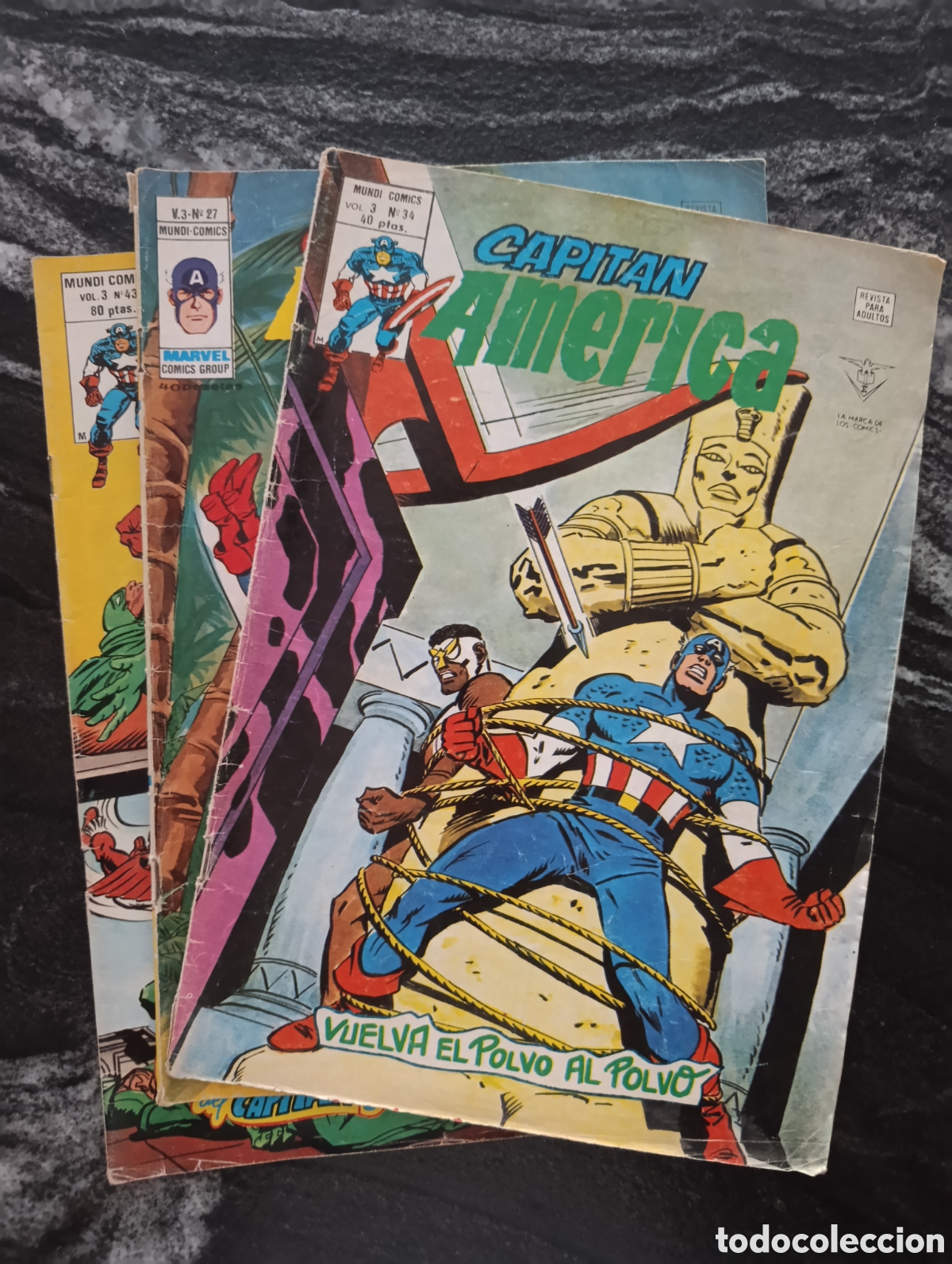 C&oacute;mics: CAPIT&Aacute;N AM&Eacute;RICA. VOL3 NS 27,34 Y 43