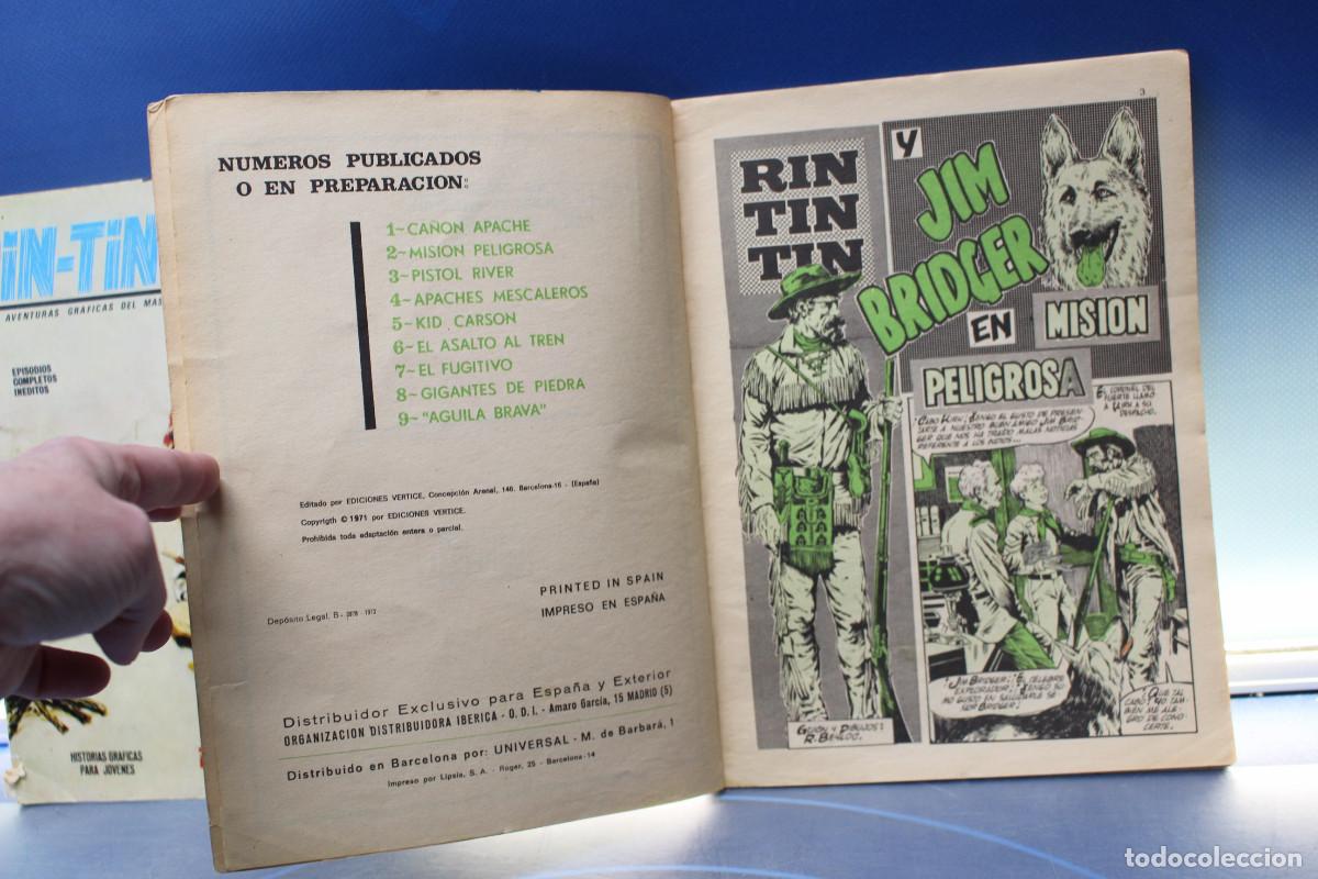 C&oacute;mics: Rin-Tin-Tin 2 y 14. Ediciones V&eacute;rtice, 1971. - Foto 6