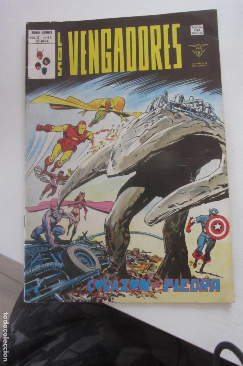 C&oacute;mics: LOS VENGADORES V.2. N&ordm; 44 - VERTICE 1979 arx238