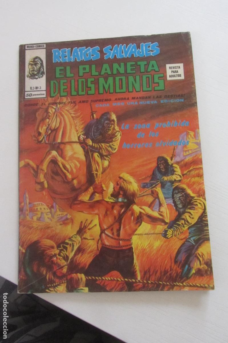 C&oacute;mics: EL PLANETA DE LOS MONOS 3 VERTICE VOL II RELATOS SALVAJES BUEN ESTADO arx245