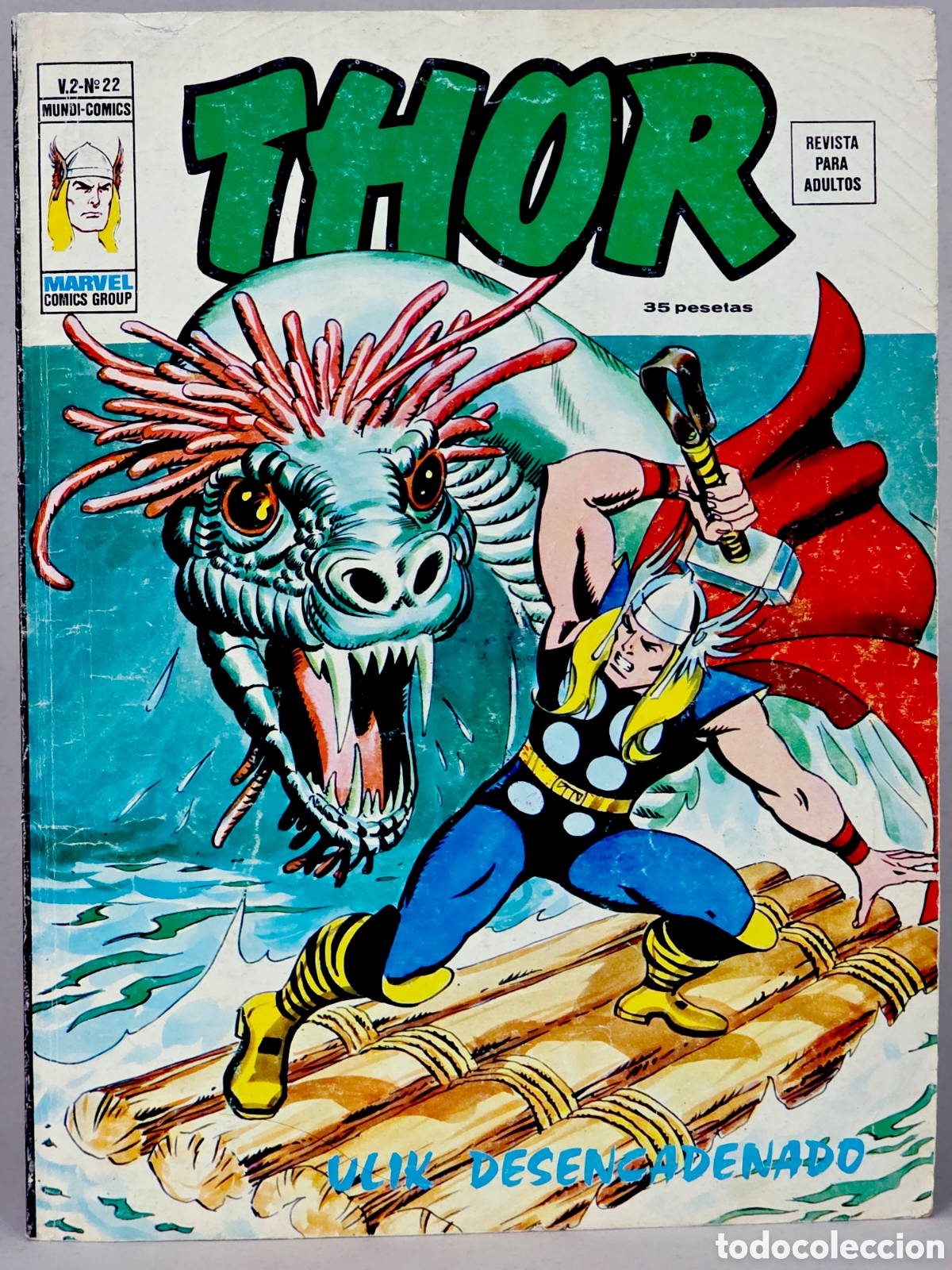 C&oacute;mics: C&Oacute;MIC THOR 22 ULIK DESENCADENADO VOL.2 VERTICE MARVEL NORMAL/BUEN ESTADO