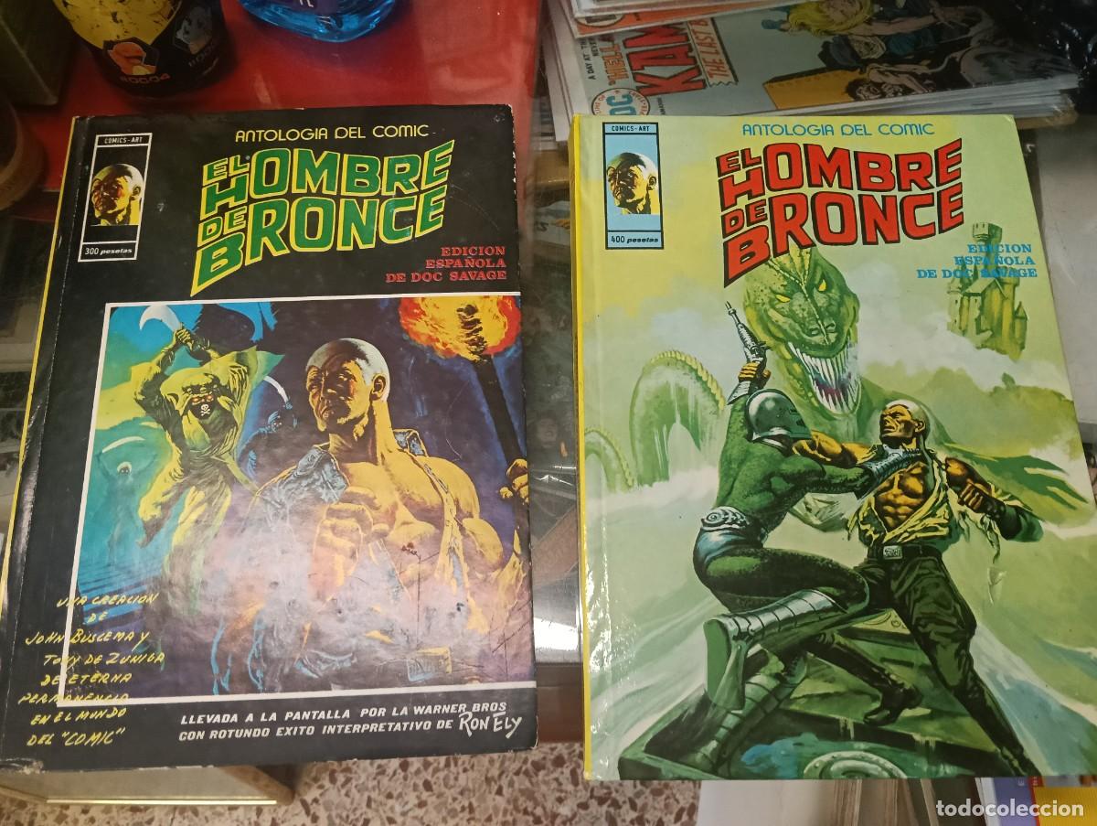 C&oacute;mics: ANTOLOGIA DEL COMIC VERTICE TOMOS 9 Y 10 EL HOMBRE DE BRONCE - Foto 1