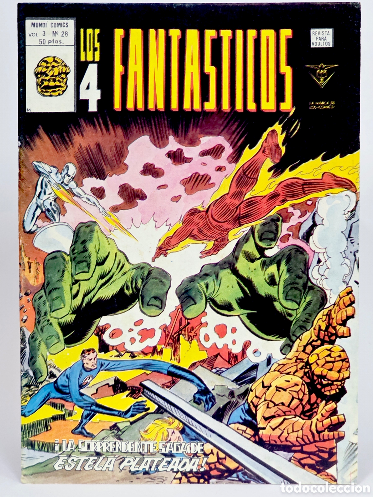C&oacute;mics: C&Oacute;MIC LOS 4 FANT&Aacute;STICOS 28 LA SORPRENDENTE SAGA VOL.3 VERTICE MARVEL VOLUMEN MUY BUEN ESTADO