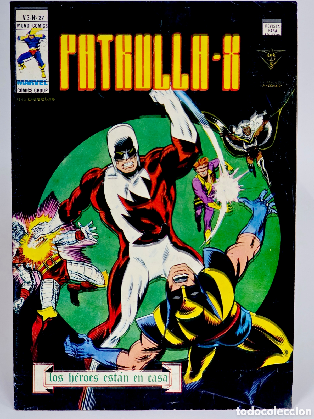 C&oacute;mics: C&Oacute;MIC LA PATRULLA X 27 LOS H&Eacute;ROES EST&Aacute;N EN CASA VOL.3 VERTICE MARVEL VOLUMEN NORMAL/BUEN ESTADO