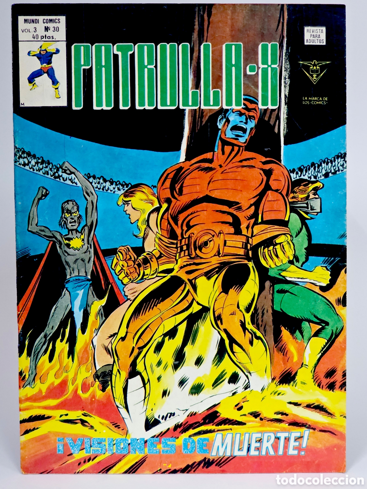 C&oacute;mics: C&Oacute;MIC LA PATRULLA X 30 VISIONES DE MUERTE VOL.3 VERTICE MARVEL VOLUMEN BUEN ESTADO