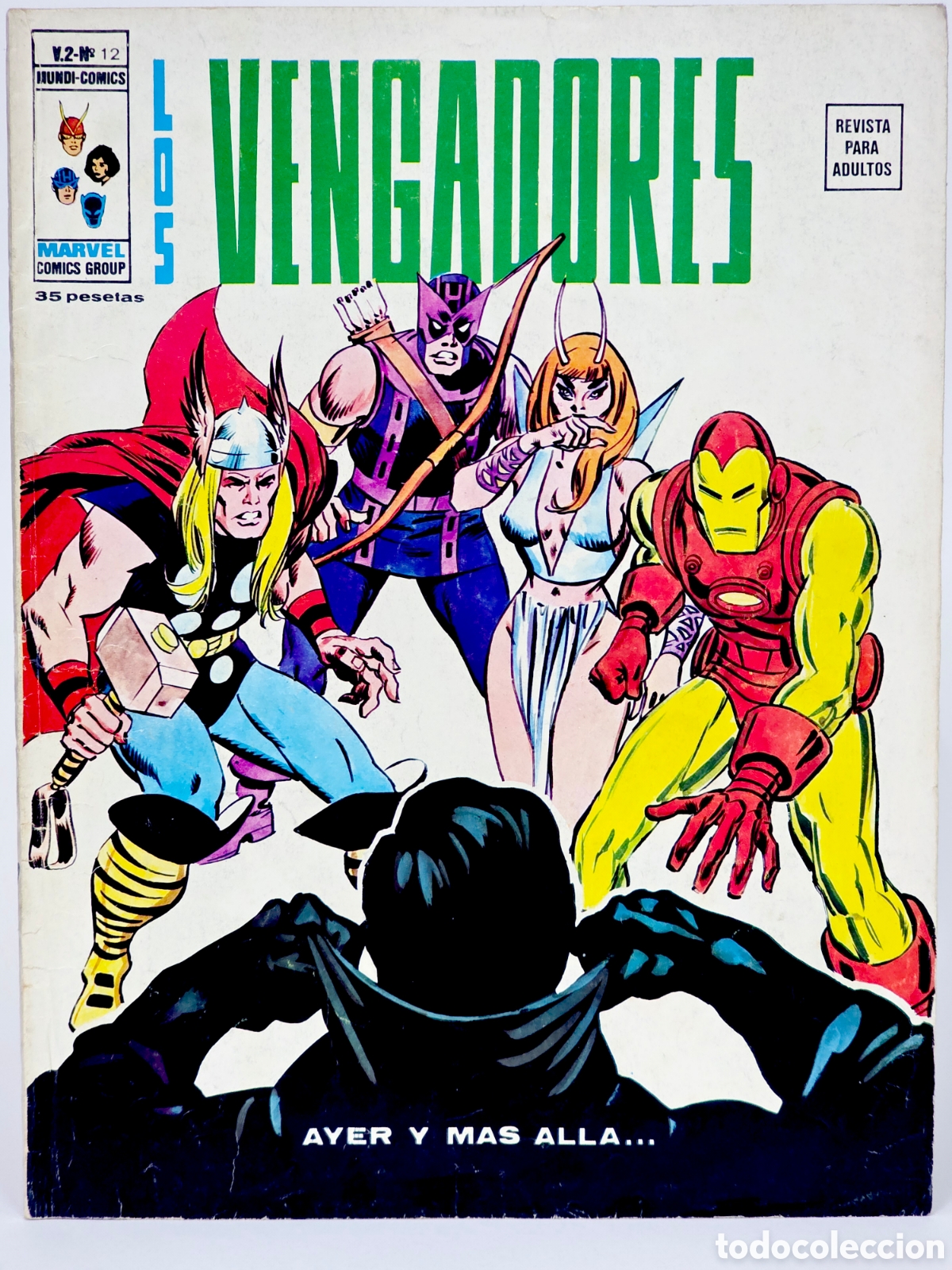C&oacute;mics: C&Oacute;MIC LOS VENGADORES 12 AYER Y MAS ALLA VOL.2 VERTICE MARVEL VOLUMEN MUY BUEN ESTADO