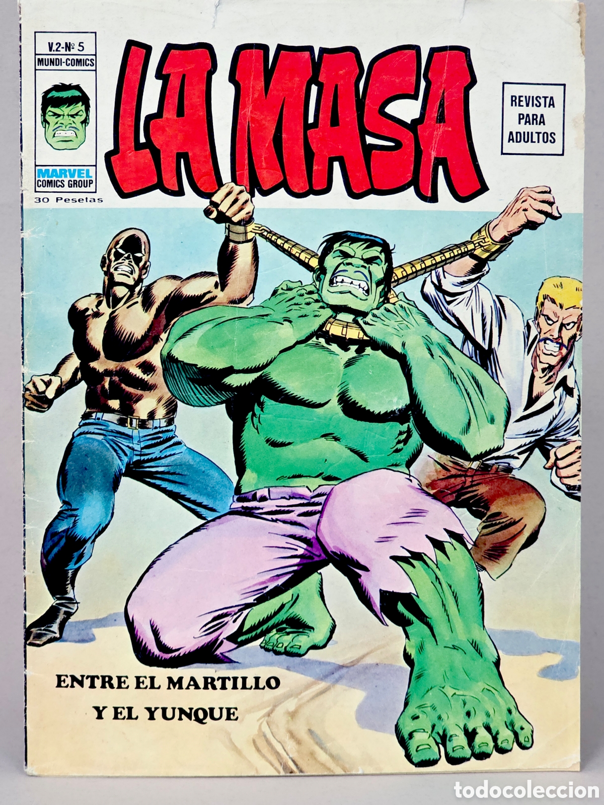 C&oacute;mics: C&Oacute;MIC LA MASA 5 ENTRE EL MARTILLO Y EL YUNQUE VOL.2 VERTICE MARVEL VOLUMEN NORMAL/BUEN ESTADO