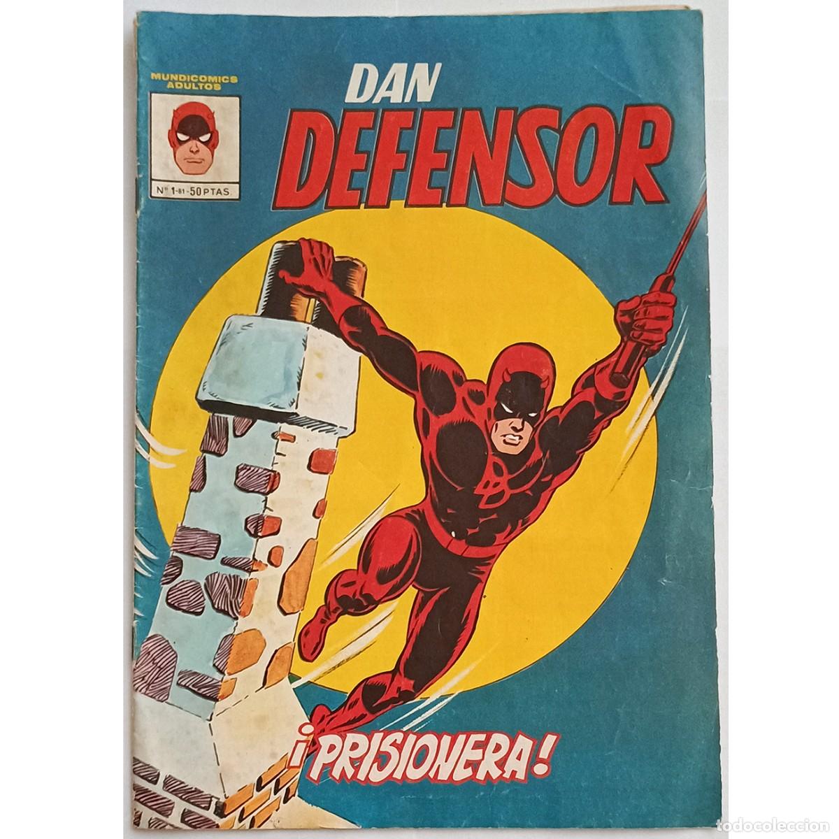 C&oacute;mics: Dan Defensor N&ordm; 1 / Vertice / Mundi Comics 1981 (Roger Mckenzie & Carmine Infantino)