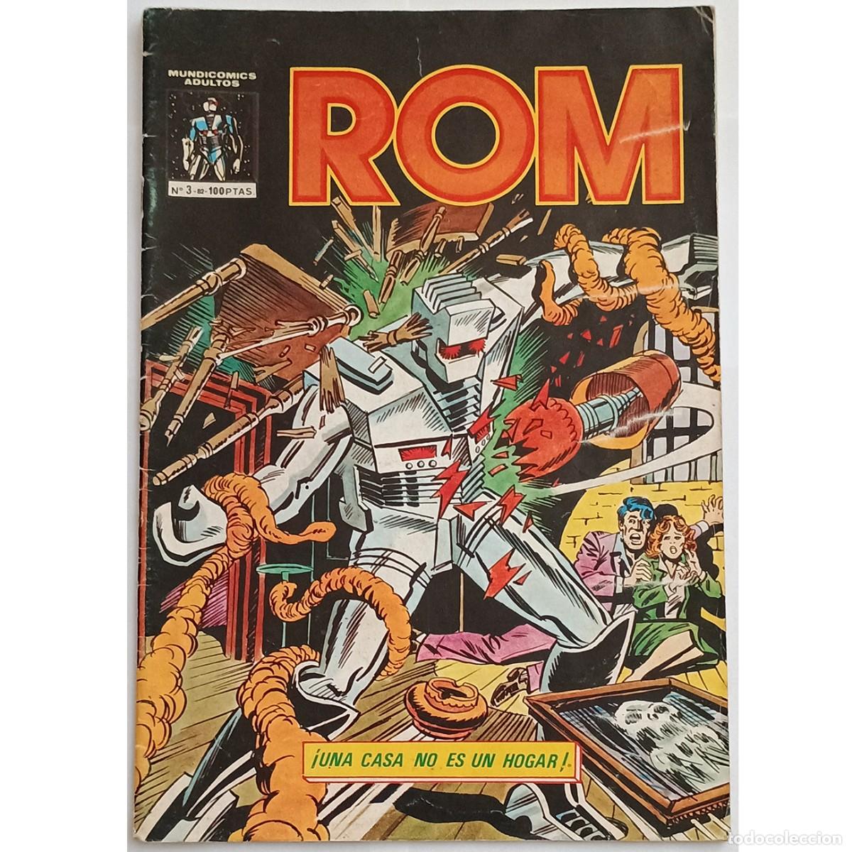 C&oacute;mics: ROM N&ordm; 3 / Vertice / Mundi Comics 1982 (Bill Mantlo & Sal Buscema)