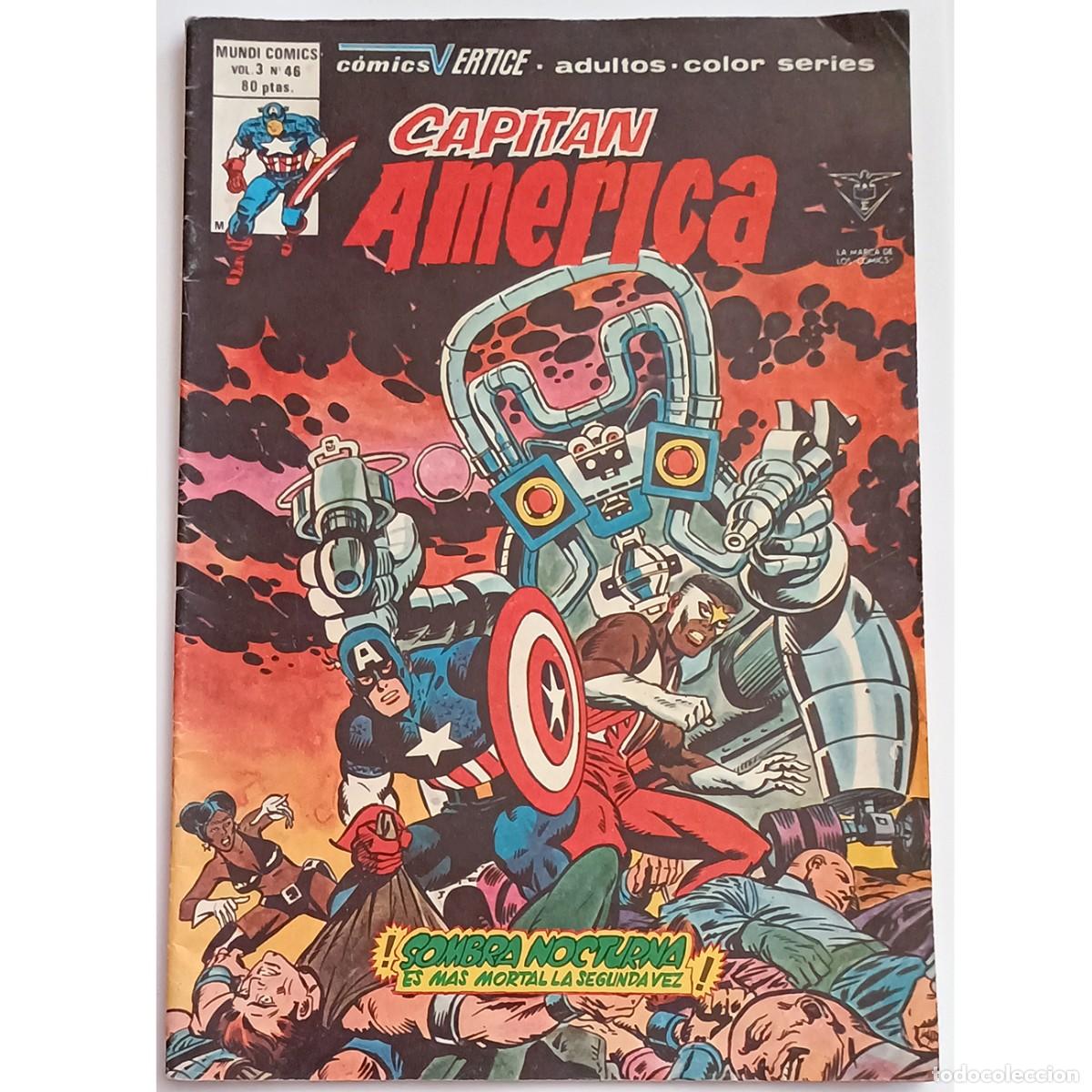 C&oacute;mics: Capit&aacute;n Am&eacute;rica Vol 3 N&ordm; 46 / Marvel / Vertice / Mundi Comics 1980 (Tony Isabella & Vince Colletta)