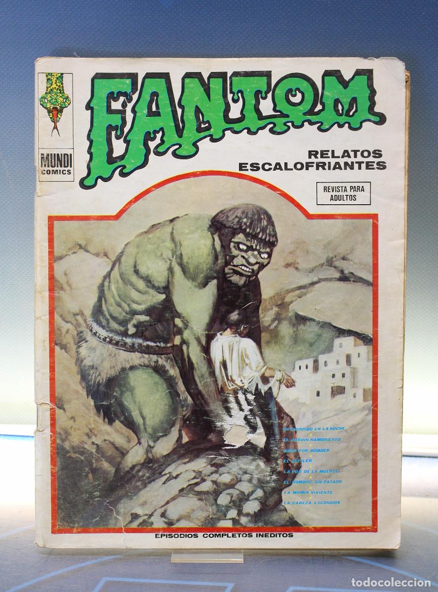 C&oacute;mics: Fantom: Relatos Escalofriantes n&ordm; 34 vol.1. Mundi Comics, V&eacute;rtice, 1974.