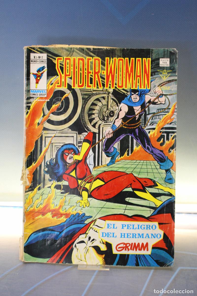 C&oacute;mics: Marvel Comics. Spider-Woman #2, vol.1. V&eacute;rtice, 1979. Rafael L&oacute;pez Esp&iacute;, Marv Wolfman.