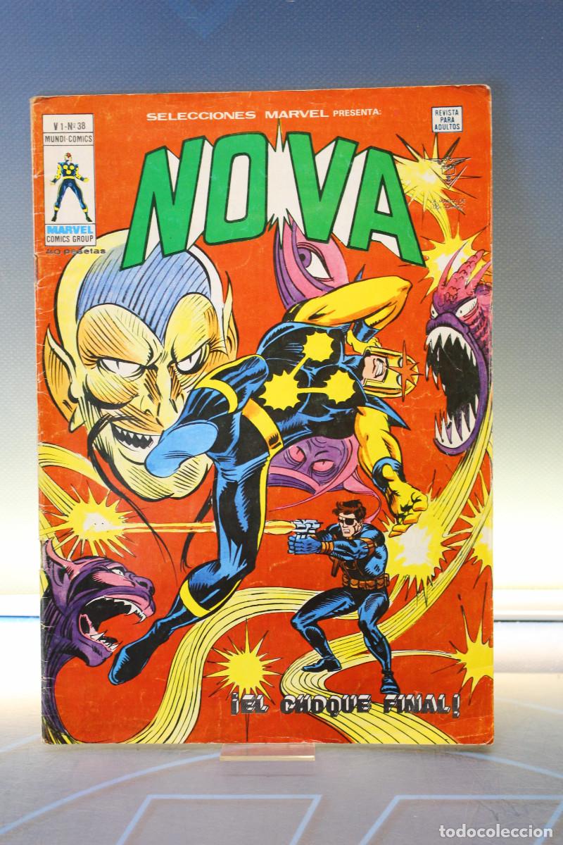 C&oacute;mics: Marvel Comics. Selecciones Marvel #38, vol.1. Nova. V&eacute;rtice, 1978.