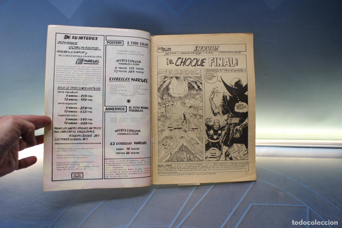 C&oacute;mics: Marvel Comics. Selecciones Marvel #38, vol.1. Nova. V&eacute;rtice, 1978. - Foto 5