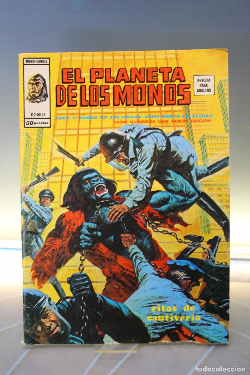 C&oacute;mics: El Planeta de los Monos #18, vol.2. V&eacute;rtice, 1978. El planeta de los simios.
