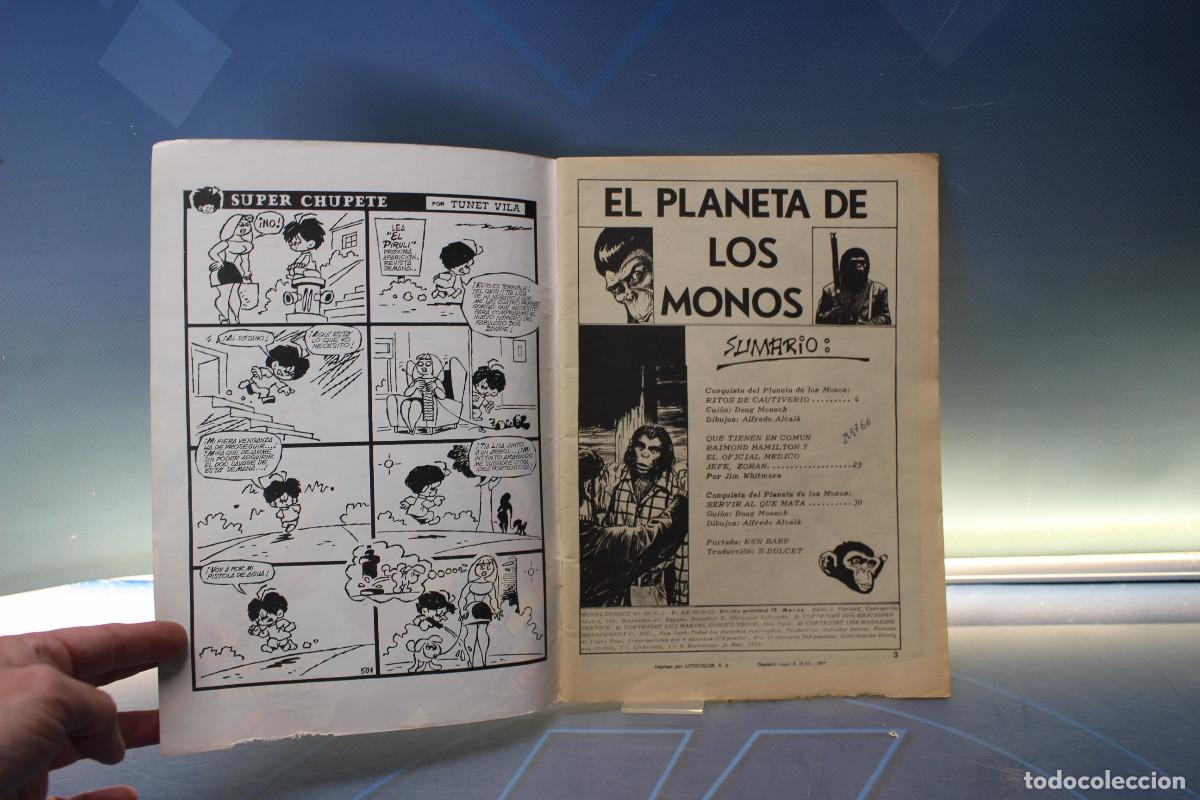 C&oacute;mics: El Planeta de los Monos #18, vol.2. V&eacute;rtice, 1978. El planeta de los simios. - Foto 5